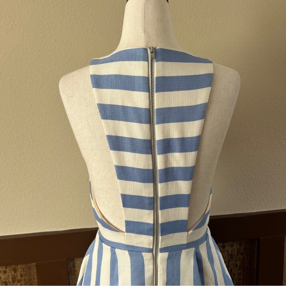 Lovers + Friends Sleeveless Cut-out Mini Dress in Nautical Stripes Small - Picture 9 of 14